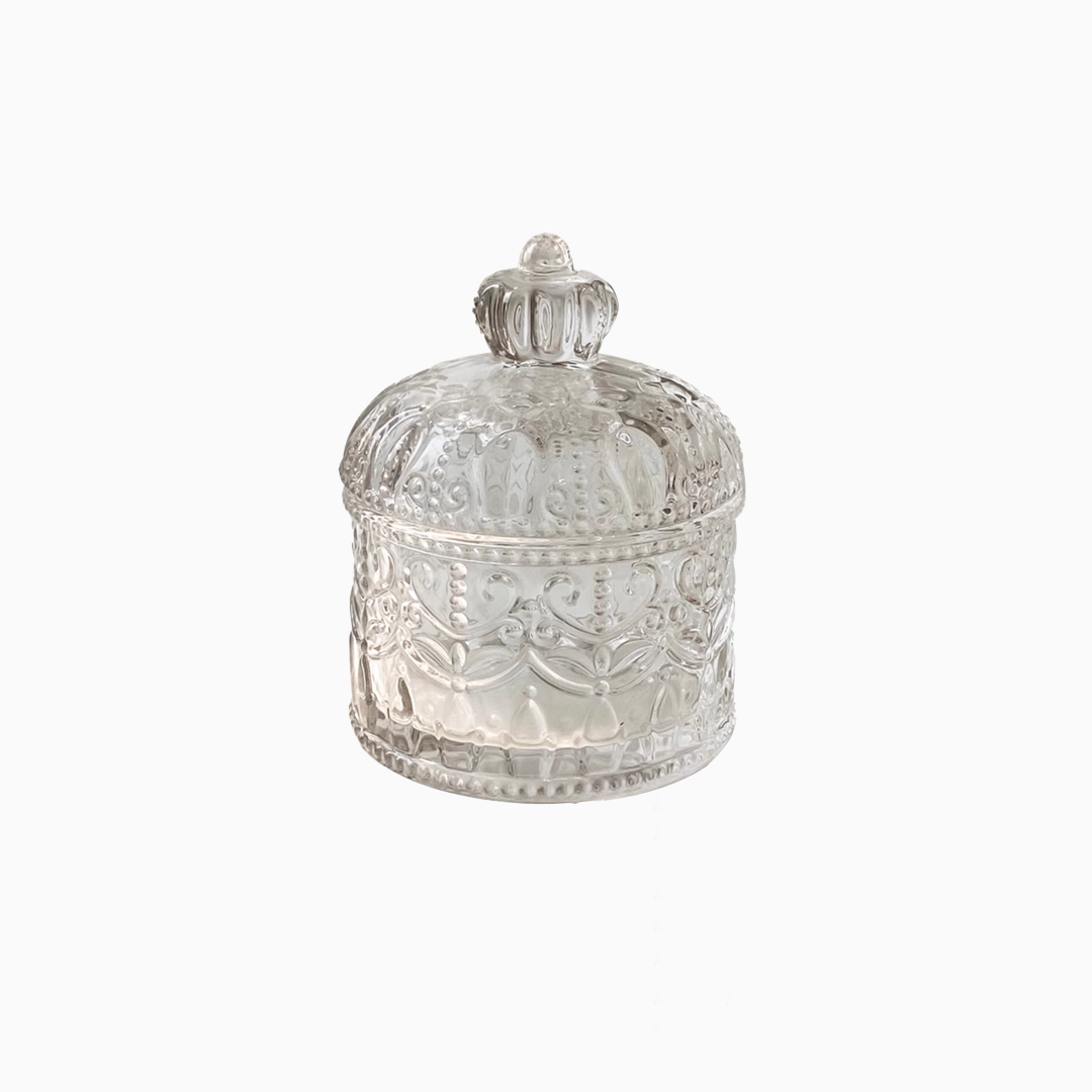 皇冠玻璃收納盒