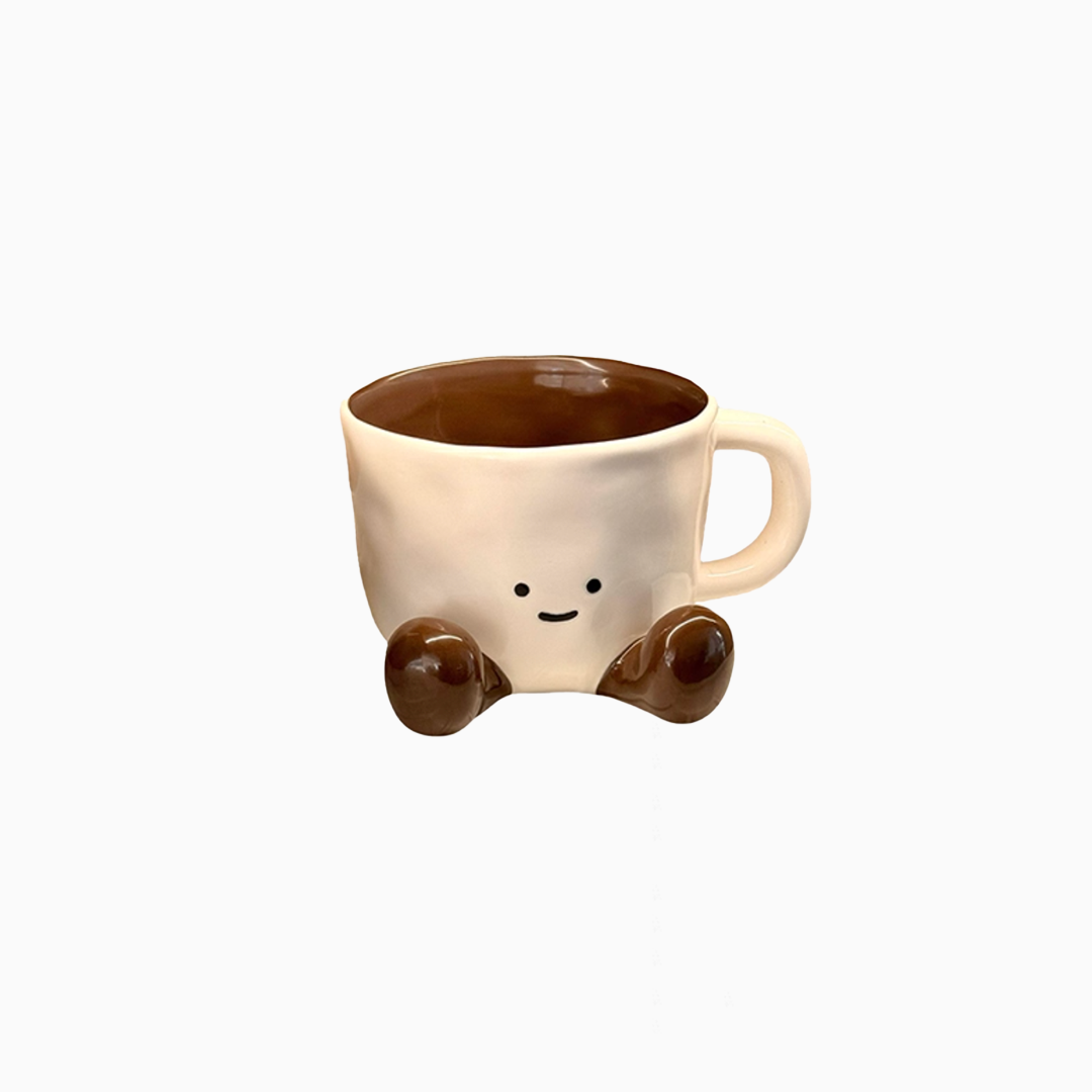 蹲蹲腳馬克杯