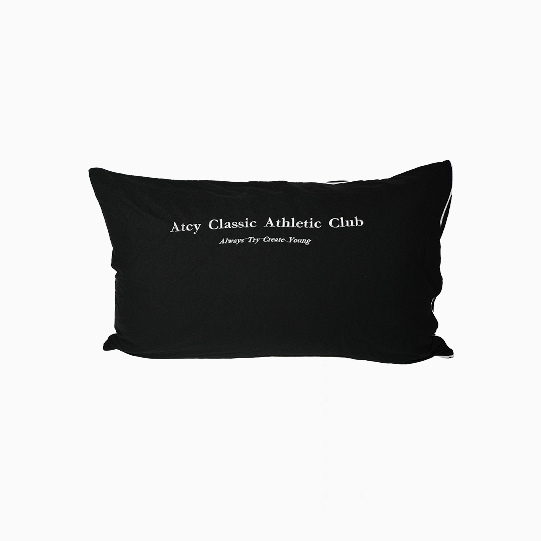 簡約黑白純色枕頭套