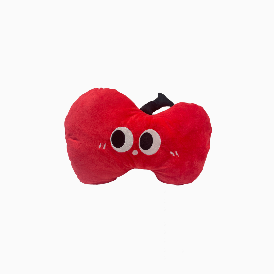 紅蘋果羞羞臉抱枕